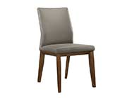 Light Mocha Leather Side Chair KB 637