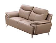 Taupe Leather sofa AE 531