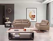 Taupe Leather sofa AE 531