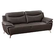 Taupe Leather sofa AE 531