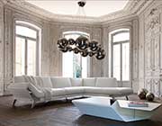 White Leather Sectional Sofa VG 533