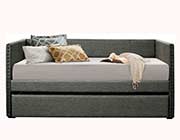 Gray Fabric Daybed HE 969