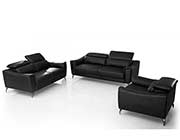 Cognac leather Sofa set VG Denise