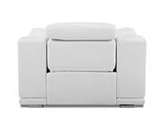 White Power Reclining Leather Sofa Set GU 762