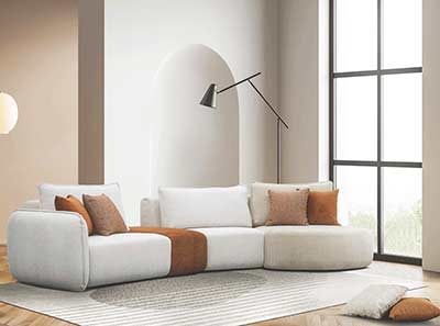 Fabric Sectional Sofa EF Florenda