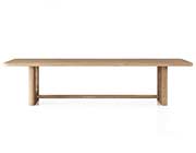 Modern Natural Oak Dining Table VG Waltz