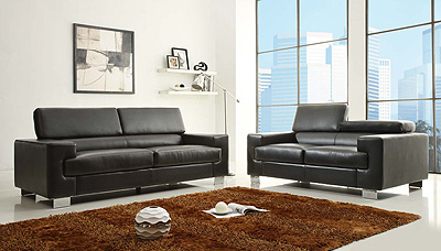 Leather Sofa Set  HE 14