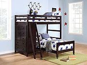 Loft bed with storage HE012