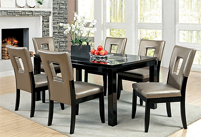 Dining Table in Black FOA33