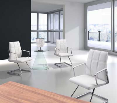 Modern White Conference Chair Z121