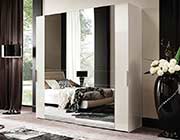 Italian Ecoleather Canova bedroom by Alf furniture