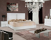 Alle White Gloss Modern Bedroom set