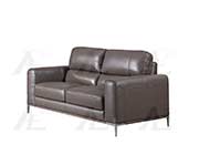 Taupe Italian leather sofa AEK 016