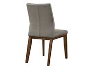 White Leather Side Chair KB 637