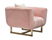 Blush Velvet Sofa DS Aphrodite