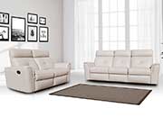 Grey Sofa with Manual Recliner EF 501