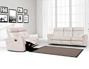 Grey Sofa with Manual Recliner EF 501