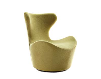 Modern Fabric Chair in Green VG 042