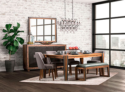Brooklyn Walk Dining collection by AICO