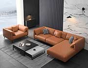 Sectional leather sofa EF 012