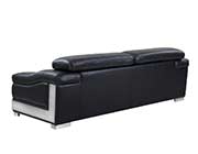 Black Leather Sofa set GU 15
