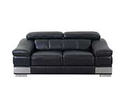Black Leather Sofa set GU 15