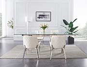 Glass dining table extensions NJ Fashion