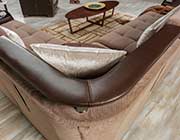 Light Brown Modular Sectional sofa bed Moon