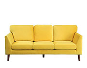 Modern Yellow Velvet Sofa HE Adalley