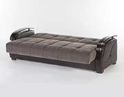 Naomi Brown Sofa Full Size Sleeper Kastas