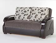 Naomi Brown Sofa Full Size Sleeper Kastas