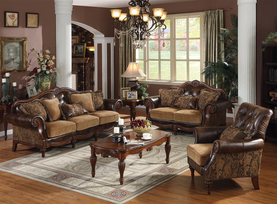 traditional style living room furniture sofas