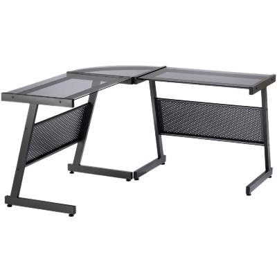 Luigi L Desk-Graphite Black-Smoked