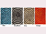 Spiral Hand Tufted Shaggy Rug MO-02