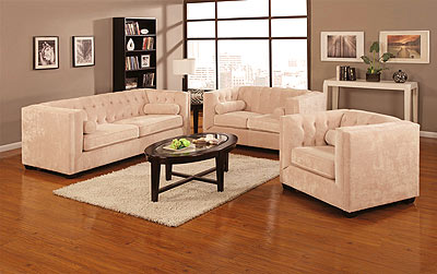 Fabric Sofa with Track Arms CO 391