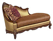 BT 072 Traditional Mahogany Chaise Lounge