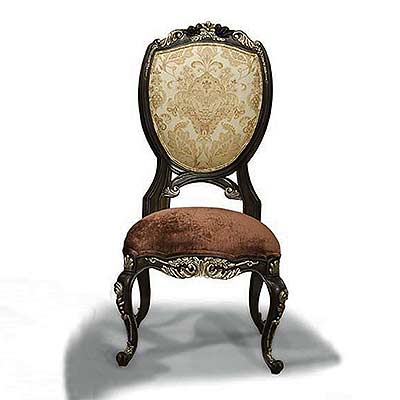 Classical Italian Side Chair in Antiqued Gold BT 299