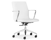 Low back leatherette office chair Z-151