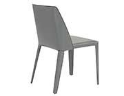 Modern Grey leather Chair Estyle Mona