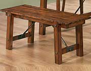 Rustic Pecan Extendable Table CO 991