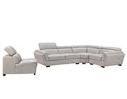 Light Grey sectional sofa EF 566