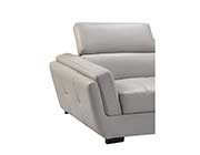 Light Grey sectional sofa EF 566