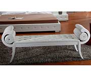 White Twin Bed with Crystals VG Monaco