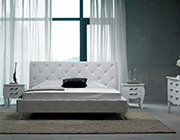 White Twin Bed with Crystals VG Monaco