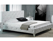 White Twin Bed with Crystals VG Monaco