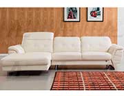 Red Italian Leather Sectional Sofa AE 085