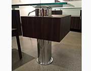 Modern Office Desk in Ebony Wood KI 88