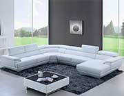 Modern Leather Sectional Sofa EF 43