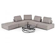 Modular Black Sectional Sofa VG Norbert