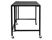 Evert Black Folding Desk by Eurostyle